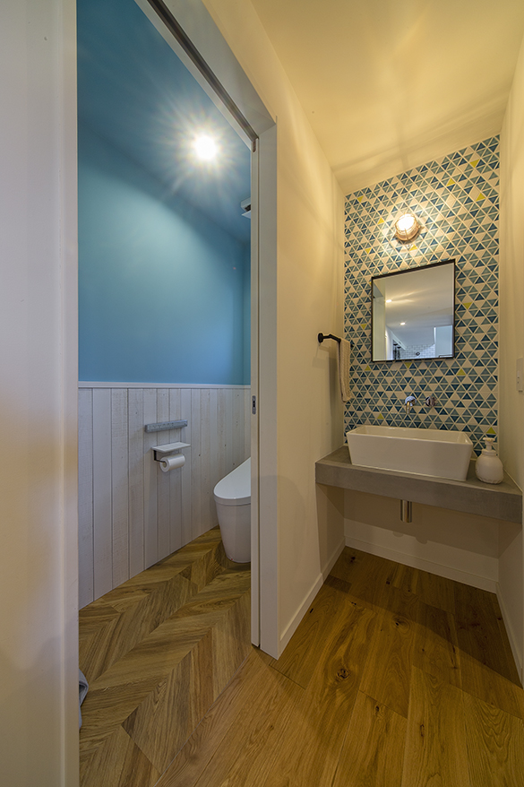 感染症予防の強い味方【玄関手洗い施工事例】